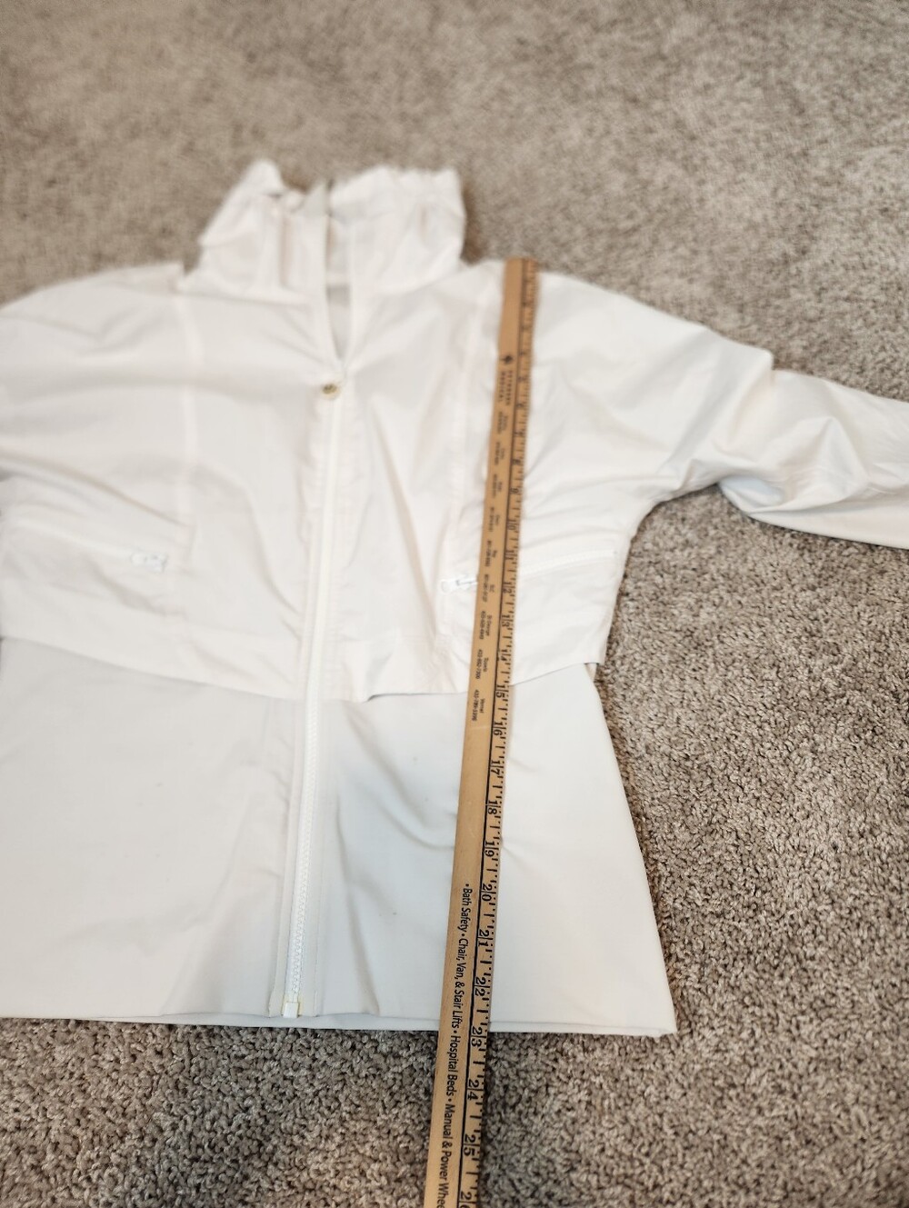 Lululemon White Seek The Peak Jacket Size 8 - Picture 12 of 12
